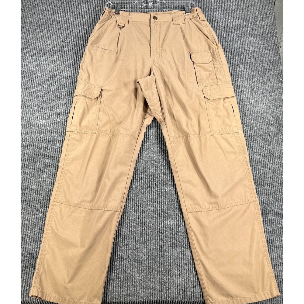 5.11 Tactical Pants Mens 32x32 Khaki Cargo Utility Outdoor Workwear Durable